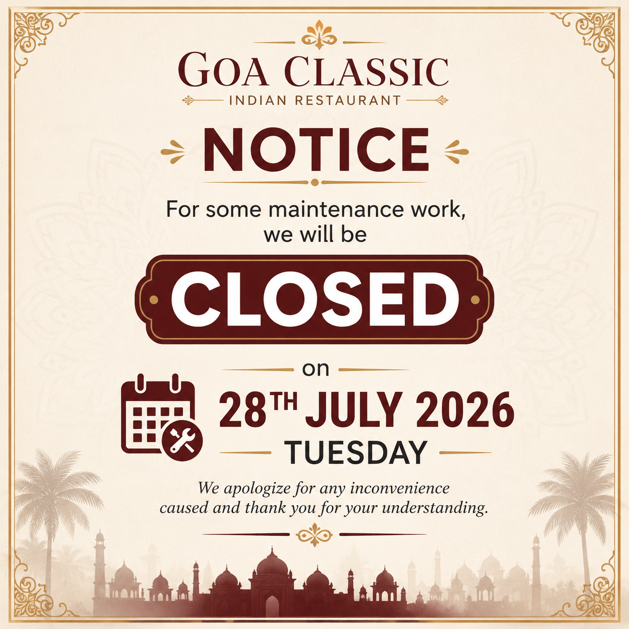 Goa Classic Announcement